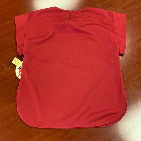 Vintage Manhattan Plaza Polyester Squared Shoulder Top sz 10 NWT - Picture 4 of 5